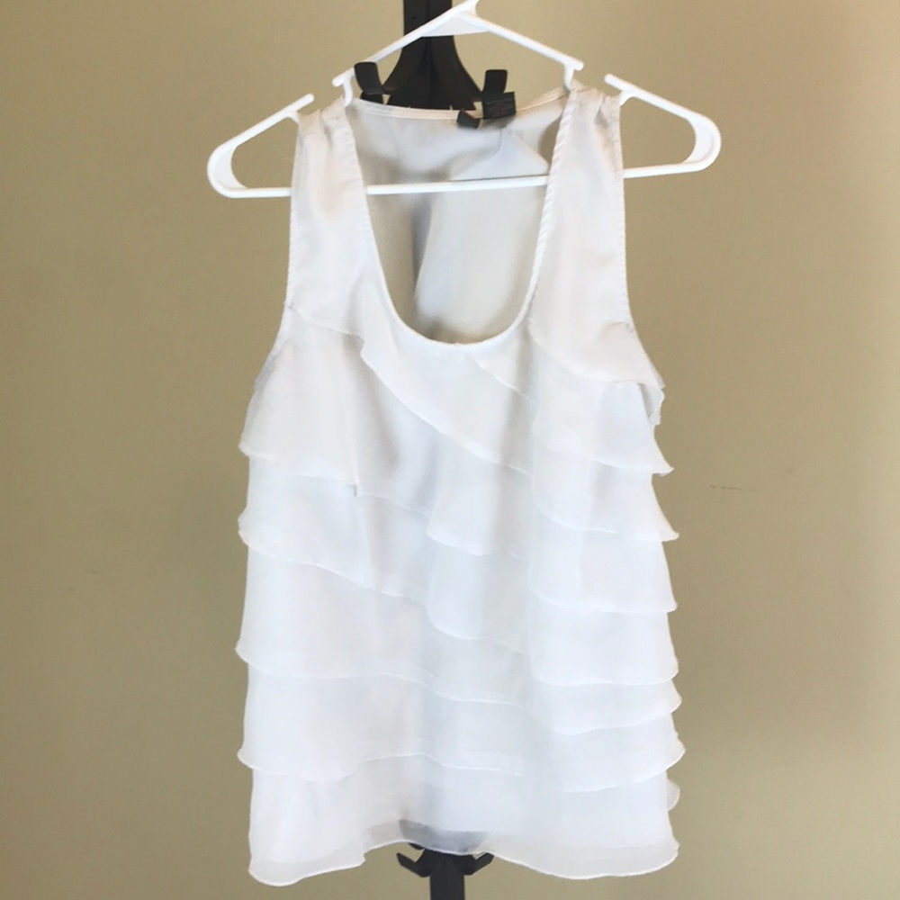 Serenade White Women’s Tank Top. Size Large